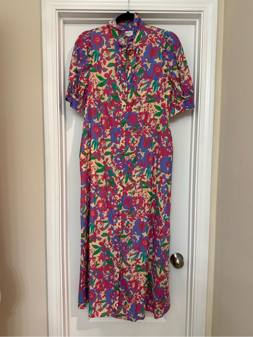 Hyacinth House - Tuckernuck Floral Maxi Dress in Multicolor Size S